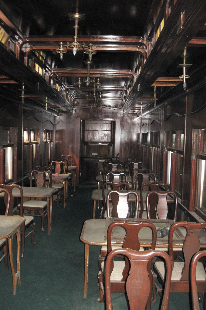 Dining car interior