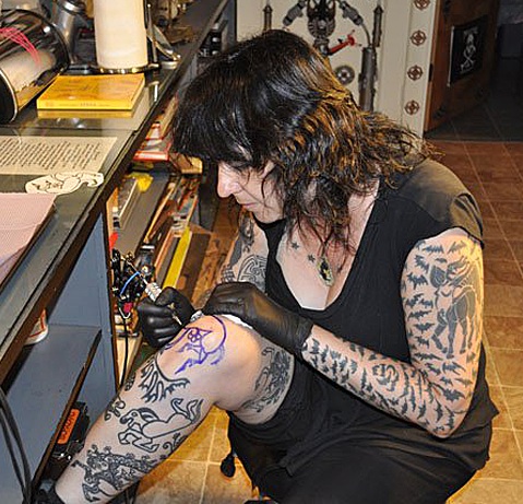 Lydia tattoos Lydia