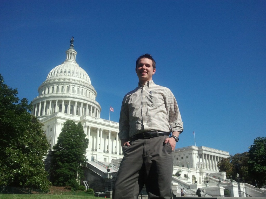 City Councilmember Shane Brinton in Washington, D.C.
