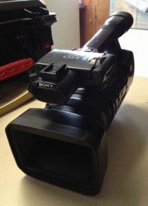 One of the stolen KIEM news cameras. HCSO photos