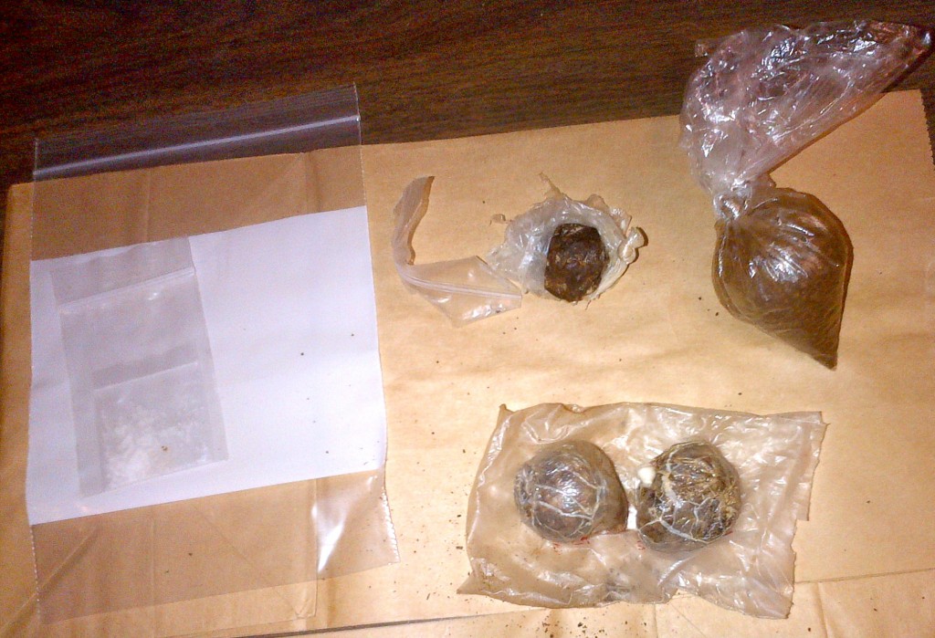 Robinson's alleged stash. HCSO Photos