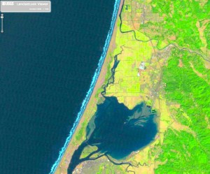 Arcata, 2009. Landsat image