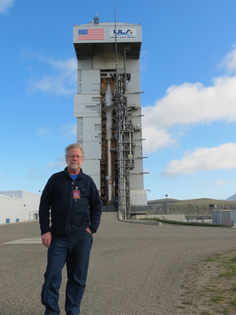 Roger at launch pad