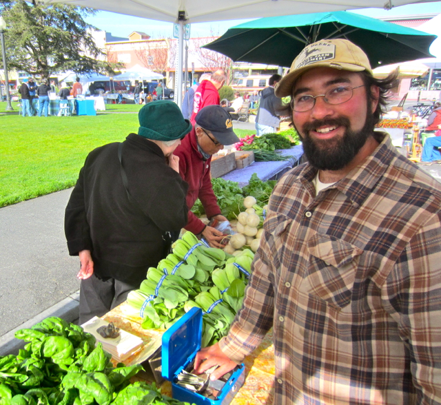 Farmer Eddie Tanner of DeepSeeded Community Farm.