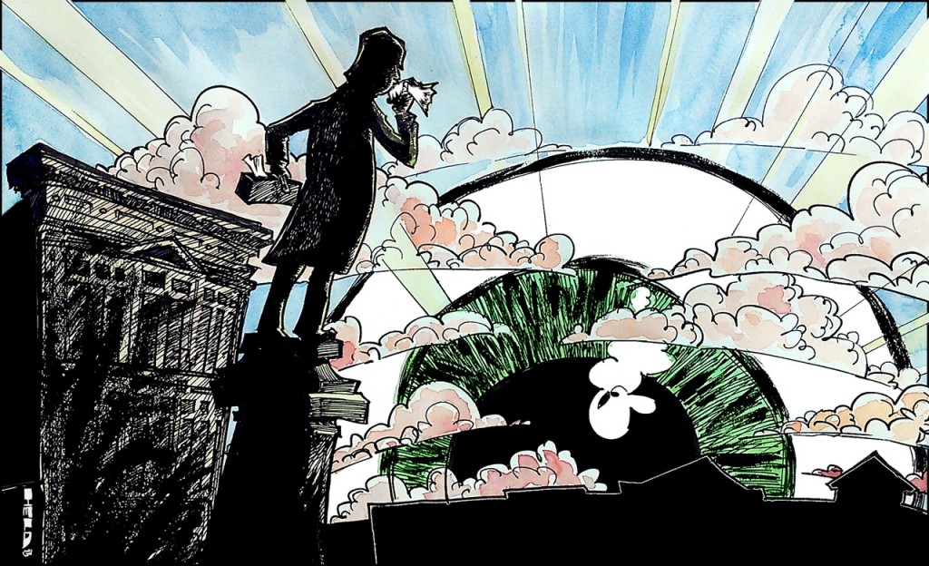 Illustration by Dave Held.